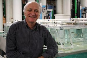 Pierre Magnan est fier de son laboratoire et du Centre RIVE. Photo: M. Lortie