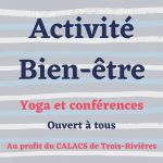 Activité Bien-Être de l’AGE UQTR: prendre soin de soi un atelier à la fois