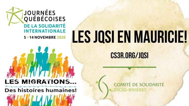 Solidarité internationale: Activités virtuelles du 5 au 14 novembre