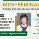 Midi-séminaire : formation à la psychothérapie des troubles alimentaires à l’UQTR