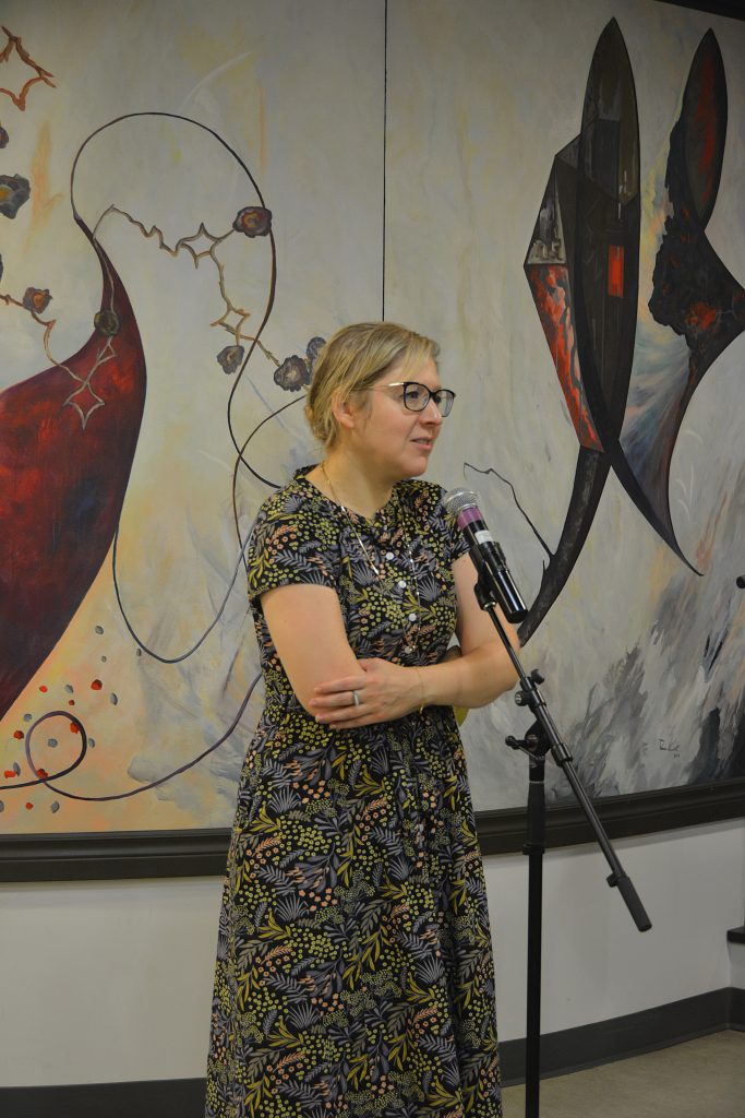 Evelyne Gagnon, organisatrice de Poésies brouillonnes et autres tentatives